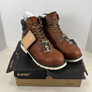 Hi-Tec Gauge 6 În Steel Toe WP  Work Boots Tan Size 13 Waterproof Anti Slip NEW